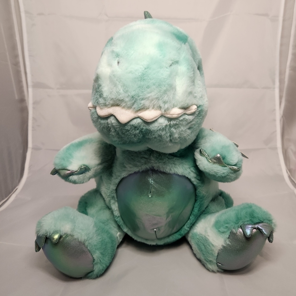 12" FAO Schwarz Glow Brights LED with Sound Dinosaur Toy Plush - Picture 3 of 15